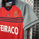 1998/1999 Deportivo La Coruna Red Retro Soccer Jersey