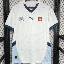 2024/25 Swizerland Away White Fans Soccer Jersey