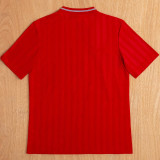 1986 England Away Red Retro Soccer Jersey