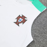 2025 Portugal White Vest Training Jersey(A Set)