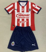 2024/25 Chivas Home Kids Soccer Jersey