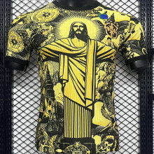 2024/25 Brazil Special Edition Yellow  Player Version Soccer Jersey