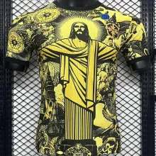 2024/25 Brazil Special Edition Yellow  Player Version Soccer Jersey