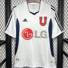 2003 Universidad de Chile Away White Retro Soccer Jersey