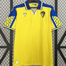 2024/25 Cadiz Home Yellow Fans Soccer Jersey