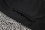 2025 In Milan Black Hoody Zipper Jacket