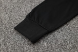2025 In Milan Black Hoody Zipper Jacket