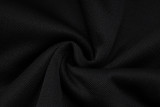 2025 In Milan Black Hoody Zipper Jacket