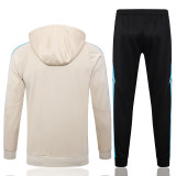 2025 Argentina Rice White Hoody Zipper Jacket