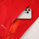 2025 Spain Red Jacket Tracksuit