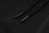 2025 In Milan Black Hoody Zipper Jacket