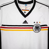 1998 Germany Home White Retro Soccer Jersey