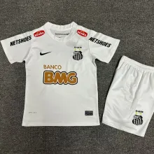 2012/13 Santos White Retro Kids Soccer Jersey