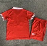 1996/97 LFC Home Red Retro Kids Soccer Jersey