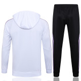 2025 Germany White Hoody Zipper Jacket