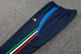 2025 Italy Sapphire Blue Hoody Zipper Jacket