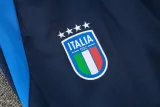 2025 Italy Sapphire Blue Hoody Zipper Jacket