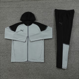 2025 Puma Grey Hoody Zipper Jacket