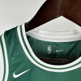 2025 Celtics BROWN #7 Green Kids NBA Jersey