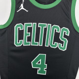 2025 Celtics HOLIDAY #4 Black  NBA Jerseys