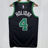2025 Celtics HOLIDAY #4 Black  NBA Jerseys