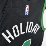 2025 Celtics HOLIDAY #4 Black  NBA Jerseys