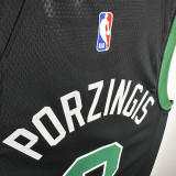 2025 Celtics PORAIGIS #8 Black  NBA Jerseys