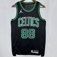2025 Celtics QUETA #88 Black  NBA Jerseys