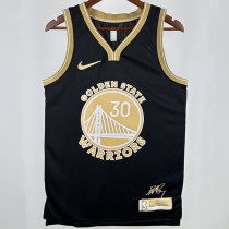 2025 Warriors CURRY #30  Black City Edition NBA Jerseys