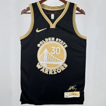 2025 Warriors CURRY #30  Black City Edition NBA Jerseys