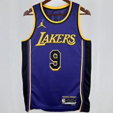2025 Lakers JAMES JR. #9 Blue NBA Jerseys 热压