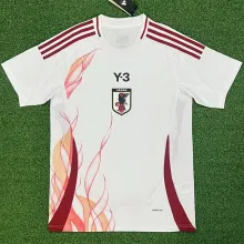 2024/25 Japan Away Y-3 White Fans Soccer Jersey