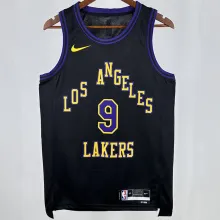 2025 Lakers JAMES JR. #9 Black City Edition NBA Jerseys 热压
