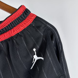 2025 Bulls Black NBA Cotton Pants