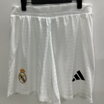 2024/25 RM Home White Player Version Shorts Pants 球员版