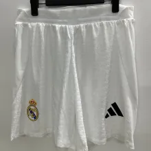 2024/25 RM Home White Player Version Shorts Pants 球员版
