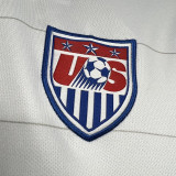 2014 U.S Home White Retro Soccer Jersey