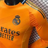 2024/25 RM Away Player Version Long Sleeve Soccer Jersey