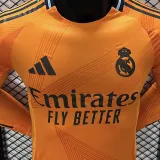 2024/25 RM Away Player Version Long Sleeve Soccer Jersey