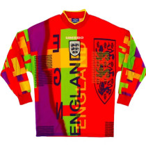 1996 England Goalkeeper Retro Long Sleeve  Jersey