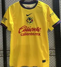 2024/25 Club America Home Yellow Fans Soccer Jersey
