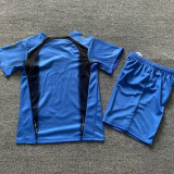 2006 Italy Home Blue Kids Retro Soccer Jersey