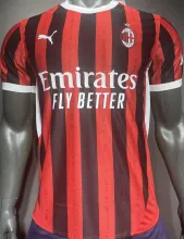 2024/25 AC Milan Home Player Version Soccer Jersey