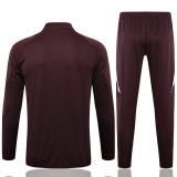 2025 PSG Red Brown Jacket Tracksuit