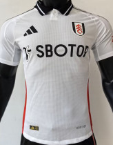 2024/25 Fulham Home White Player Version Soccer Jersey