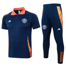 2025  M Utd Sapphire Blue POLO Training Tracksuit