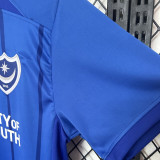 2024/25 Portsmouth Home Blue Fans Soccer Jersey