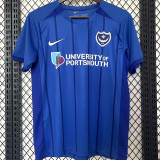 2024/25 Portsmouth Home Blue Fans Soccer Jersey