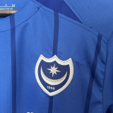 2024/25 Portsmouth Home Blue Fans Soccer Jersey