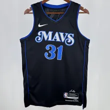 2025 Mavericks THOMPSON #31 Black City Edition NBA Jerseys